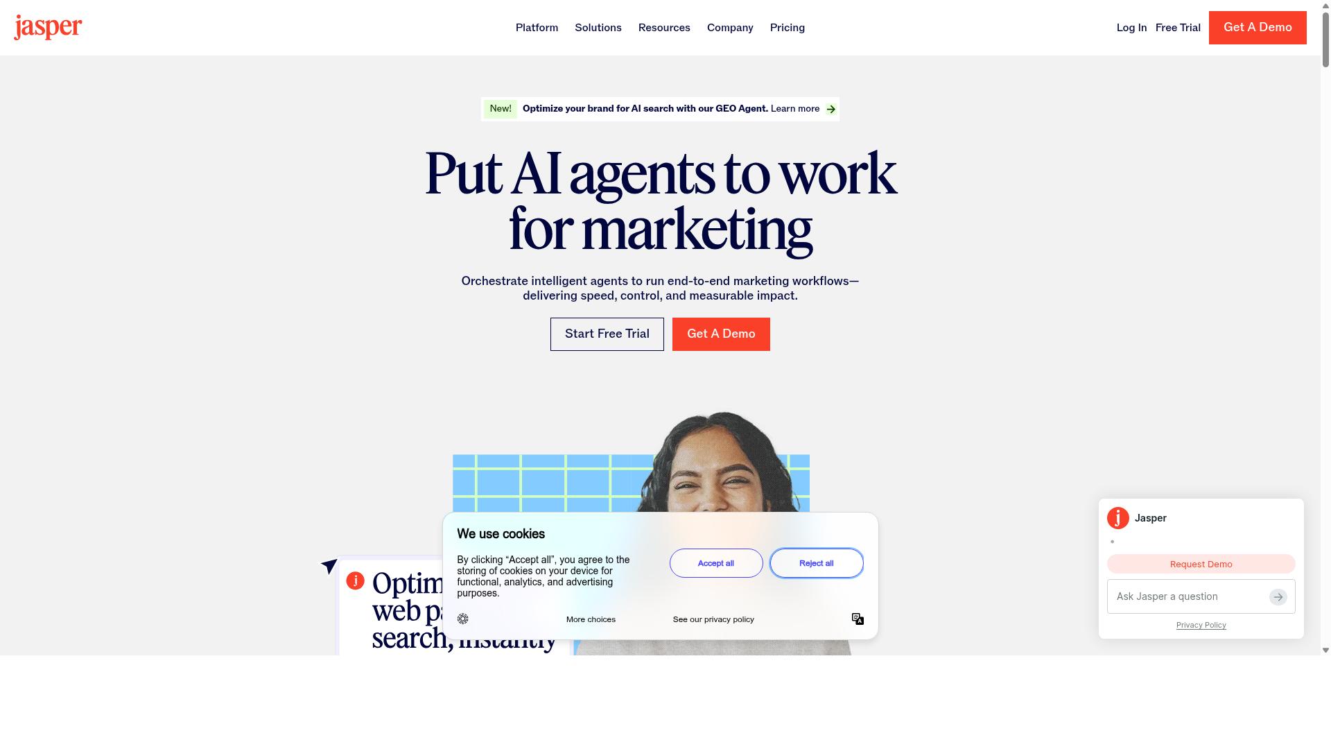 Jasper website