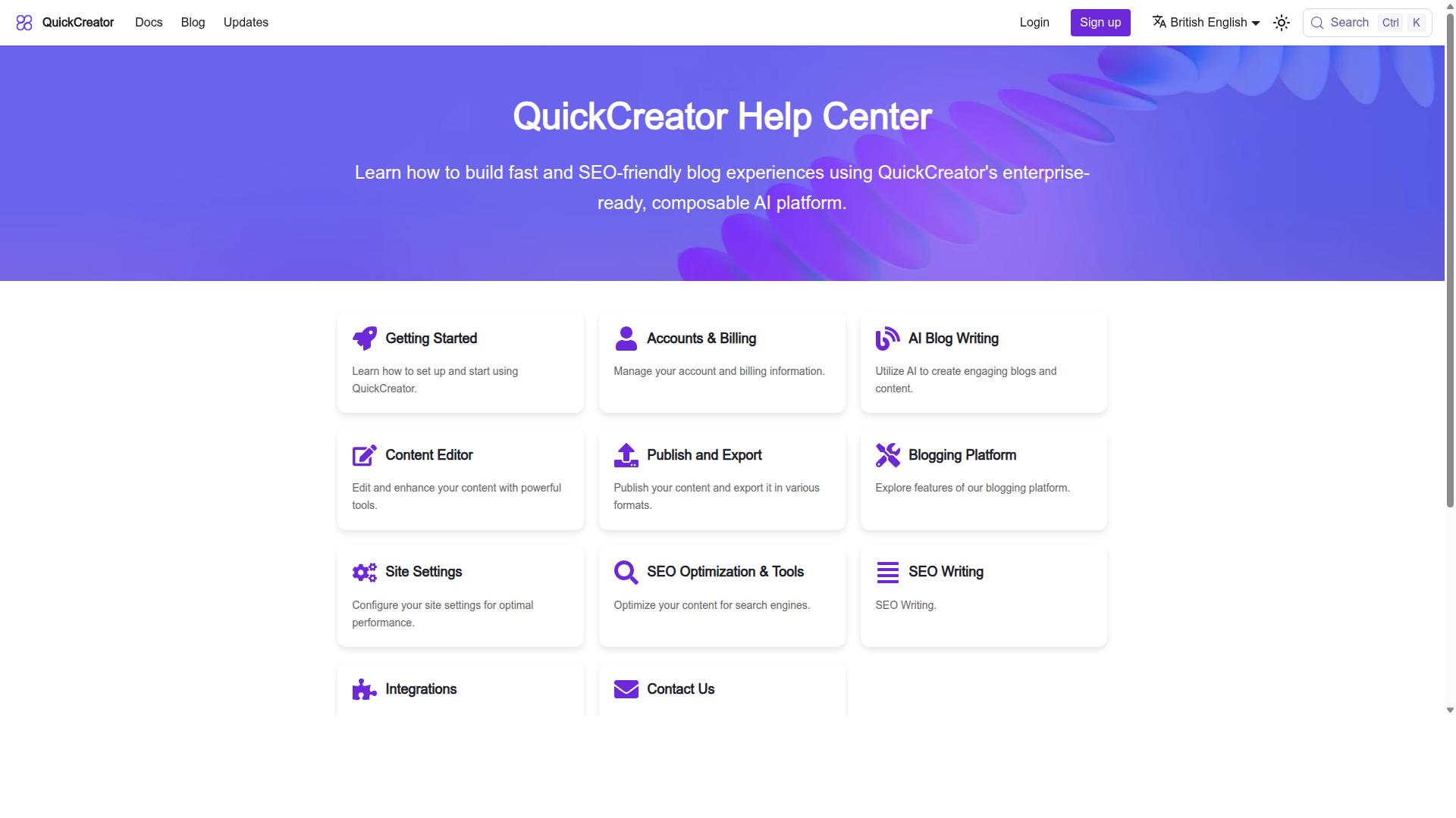 QuickCreator website